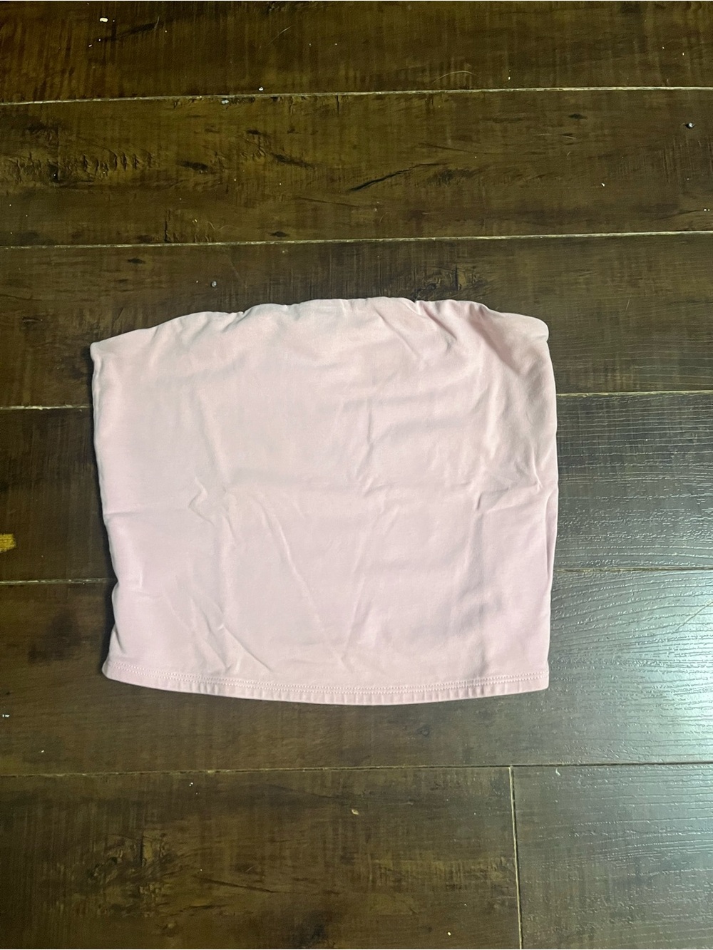 Garage Blush Pink Tube Mini Skirt